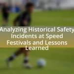 Analyzing Historical Safety Incidents at Speed Festivals and Lessons Learned