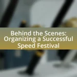 Behind the Scenes: Organizing a Successful Speed Festival