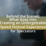 Behind the Scenes: What Goes into Creating an Unforgettable Speed Festival Experience for Spectators
