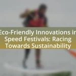 Eco-Friendly Innovations in Speed Festivals: Racing Towards Sustainability