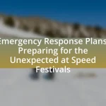 Emergency Response Plans: Preparing for the Unexpected at Speed Festivals