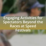 Engaging Activities for Spectators Beyond the Races at Speed Festivals