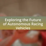 Exploring the Future of Autonomous Racing Vehicles