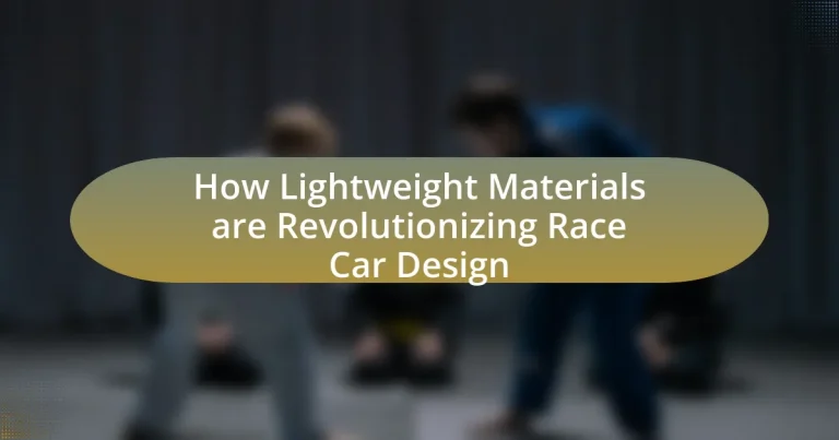 How Lightweight Materials are Revolutionizing Race Car Design