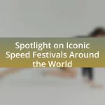 Spotlight on Iconic Speed Festivals Around the World