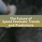 The Future of Speed Festivals: Trends and Predictions
