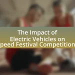 The Impact of Electric Vehicles on Speed Festival Competitions