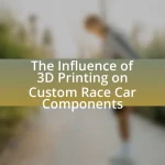 The Influence of 3D Printing on Custom Race Car Components