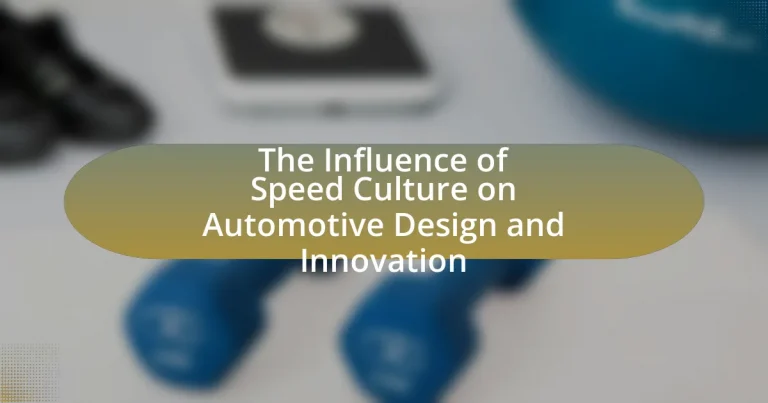 The Influence of Speed Culture on Automotive Design and Innovation